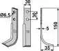 Preview: Fräsmesser 150x30mm, rechts
